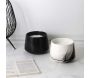 Bougie parfumée pot en dolomite effet marbre (Lot de 2) - THE HOME DECO FACTORY