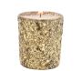 Bougie en verre doré (Lot de 6) - AUB-5793