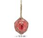Boule en verre avec corde 12.5 cm - 6,23