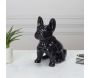 Bouledogue en céramique assis 30 cm - THE HOME DECO FACTORY