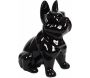 Bouledogue en céramique assis 30 cm