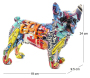 Bouledogue français en résine Graffiti - 5