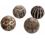 Boules en manguier motifs assortis - AUBRY GASPARD
