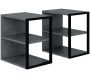 Bout de canapé en aggloméré Echo (Lot de 2)