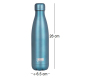 Bouteille isotherme colorée 500 ml - 12,85