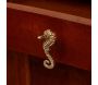 Bouton de porte en laiton recyclé Hippocampe (Lot de 3) - 5