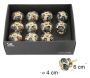 Boutons de meubles en pierre et métal Fleurs (Lot de 12) - SIL