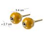 Boutons de porte en céramique à pois (Lot de 2) - TRANQUILLO