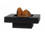 Brasero en acier peint plateau design - 6