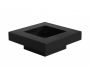 Brasero en acier peint plateau design - 5