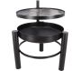 Brasero en métal avec grille de cuisson intégrée - ESS-1594