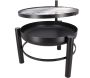 Brasero en métal avec grille de cuisson intégrée - 5