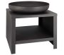 Braséro en métal avec range bois 60 cm - ESS-1424