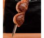 Brochette en inox et bois 55 cm Churrasco - TRO-0113