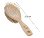Brosse chien en soies claires et tiges de bois - 8,95