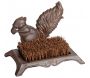 Brosse nettoyage chaussure en fonte et fibre de coco