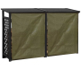 Bûcher treillis en bois Black edition - 659