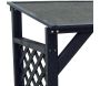 Bûcher treillis en bois Black edition - IDE-0189