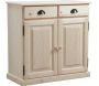 Buffet en bois brut 2 portes 2 tiroirs