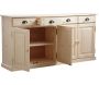 Buffet 4 portes 4 tiroirs en bois brut - AUBRY GASPARD