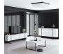 Buffet en aggloméré pieds en métal Luxe - HANAH HOME