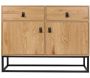 Buffet aspect bois et métal Abbott - CMP-2305