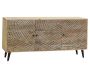 Buffet en manguier gravé et métal SAVAGE