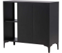 Buffet en métal noir Piring 110 x 42 x 100 cm - 6
