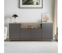 Buffet 4 portes en aggloméré Arista - HANAH HOME
