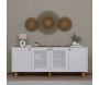Buffet 4 portes en aggloméré Bohemian - HANAH HOME