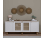 Buffet 4 portes en aggloméré Bohemian - HANAH HOME