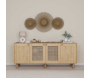 Buffet 4 portes en aggloméré Bohemian - HANAH HOME