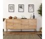 Buffet 4 portes en aggloméré Calvin - HANAH HOME