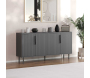 Buffet 4 portes en aggloméré Clara - HANAH HOME