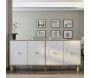 Buffet 4 portes en aggloméré Deren Bohem - HANAH HOME