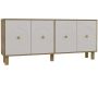 Buffet 4 portes en aggloméré Deren Bohem