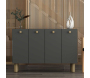 Buffet 4 portes en aggloméré Ilay Bohem - HANAH HOME