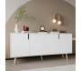 Buffet 4 portes en aggloméré Latina Modern - 5