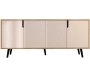 Buffet 4 portes en aggloméré Latina Modern