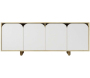Buffet 4 portes en aggloméré Lazio Bohem
