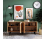 Buffet 4 portes en aggloméré Mirza Modern - HANAH HOME
