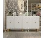 Buffet 4 portes en aggloméré Notre Bohem - HANAH HOME
