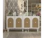 Buffet 4 portes en aggloméré Notre Bohem - HANAH HOME