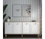 Buffet 4 portes en aggloméré Simple Bohem - HANAH HOME