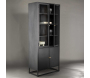 Buffet vitrine en acier 80 x 41 x 190 cm Bakal - 8