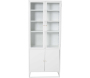Buffet vitrine en acier 80 x 41 x 190 cm Bakal - VEN-1207