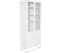 Buffet vitrine en acier 80 x 41 x 190 cm Bakal