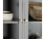 Buffet vitrine en acier 80 x 41 x 190 cm Bakal - 7