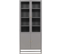 Buffet vitrine en acier 80 x 41 x 190 cm Bakal - VEN-1208