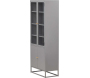 Buffet vitrine en acier 80 x 41 x 190 cm Bakal - 499